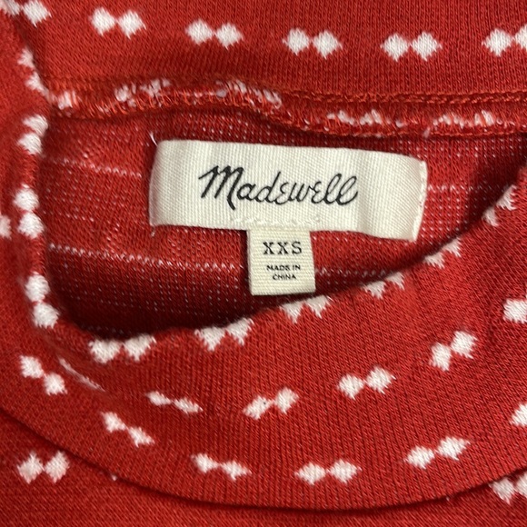 Madewell top. Super cute. Rust color. Size XXS. EUC. - Picture 4 of 7